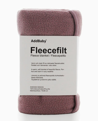 AddBaby Fleecefilt Rosa