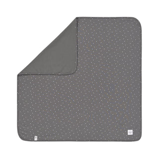 Lässig Interlock Filt 80x80, Spots Grey