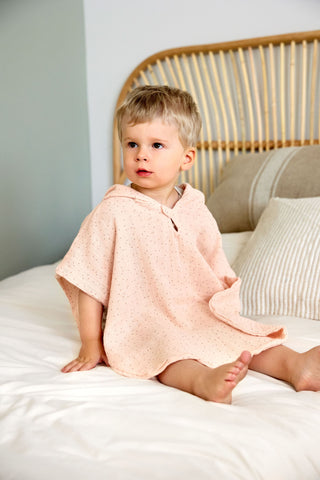 Lässig  Badponcho Muslin, Rosa