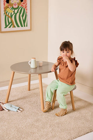 Kids Concept Bord och pallar ljusbrun