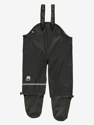 Celavi Regnbyxor med fötter Svart