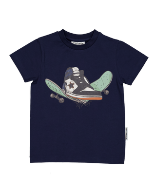 Geggamoja T-shirt Skate Marinblå