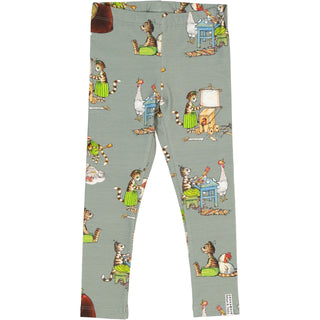 Geggamoja Leggings Pettson och Findus Grön