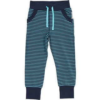 Geggamoja Byxor Navy/Turkos