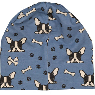Geggamoja Mössa Bambu Bulldog Blå