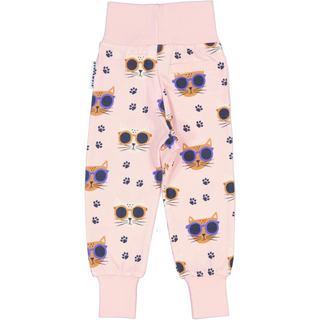 Geggamoja Babybyxor Bambu Cool Cats rosa