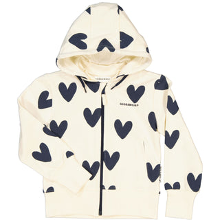 Geggamoja College Hoodie Hjärtan