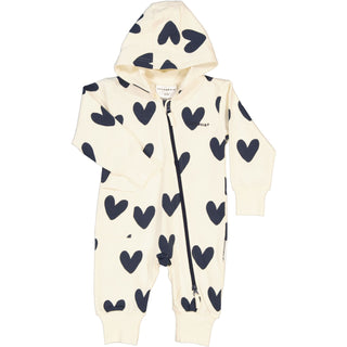 Geggamoja College Jumpsuit Hjärtan