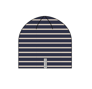 Geggamoja Topline Fleecemössa Navy/Beige