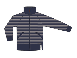 Geggamoja Ziptröja Navy/Beige
