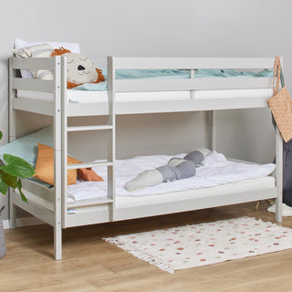 Hoppekids ECO Comfort Våningssäng 90x200, Dove Grey