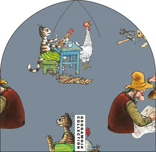 Geggamoja Mössa fleecefodrad Pettson och Findus Blå