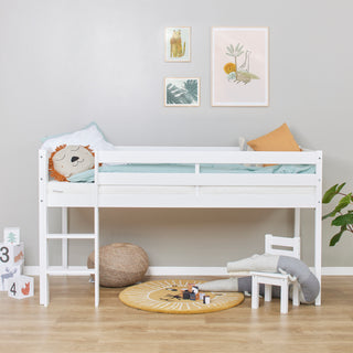 Hoppekids ECO Comfort Halvhöjd Säng 90x200 cm, White