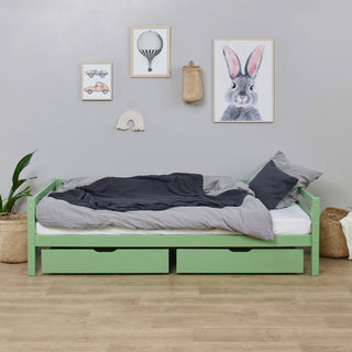 Hoppekids ECO Dream Juniorsäng 90x200 cm, Pale Green