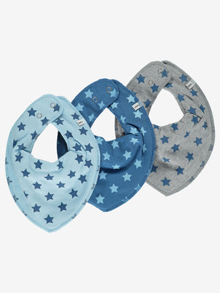 Pippi Bandana Haklapp AOP (3-pack) Vallarta blå