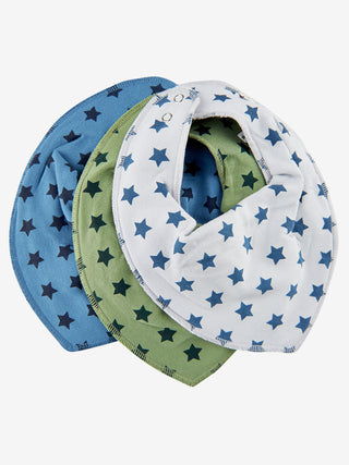 Pippi Bandana Haklapp AOP (3-pack) Grå gryning