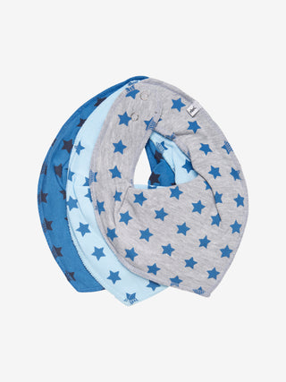Pippi Bandana Haklapp AOP (3-pack) Mörk marin