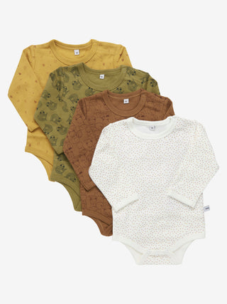 Pippi Body LS AO-mönstrad (4-pack) Glitter