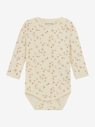 Minymo Kroppsstrumpa LS Dusty Ceder