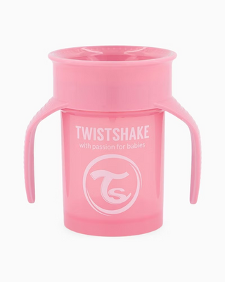 Twistshake Spillfri 360-mugg, Rosa