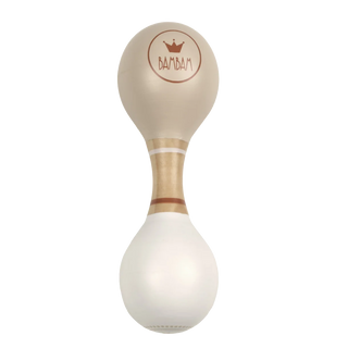 Bambam Miljövänliga Trä Maracas Beige