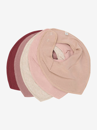Pippi Bandana Haklapp - enfärgad (5-pack) Nya Maroon