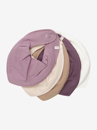 Pippi Bandana Haklapp - enfärgad (5-pack) Fläder