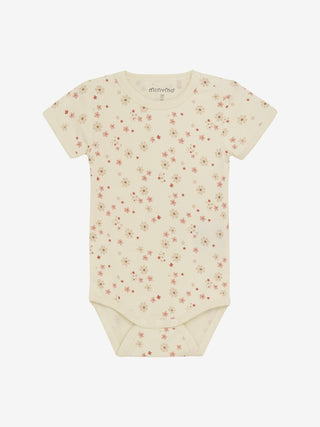 Minymo Kortärmad body Dusty Ceder