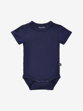 Minymo Kortärmad bodysuit Mörk marin