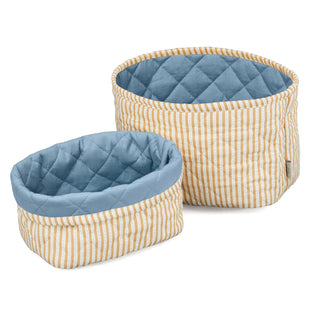 Cam Cam Copenhagen Quilted Förvaringskorgar 2-Pack, Oatfield