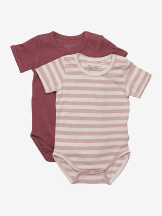 Minymo Kortärmad body (2-pack) Violett is