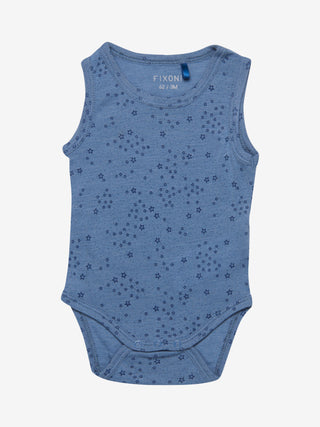 Fixoni Ärmlös body Kina blå