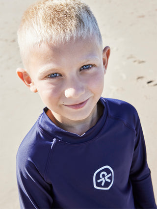 Color kids T-shirt L/S - Enfärgad Klänning Blues