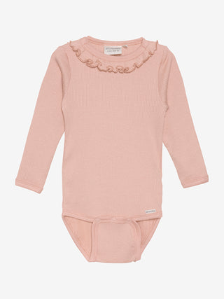 Minymo Body LS Rib Misty Rose