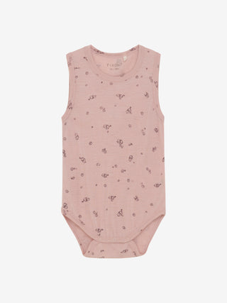 Fixoni Ärmlös body Blek Mauve