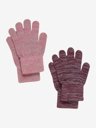 Celavi Magiska handskar med reflex 2-pack Rose Brown