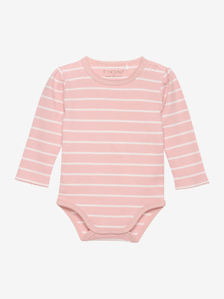 Fixoni Body LS med YD-rand Misty Rose