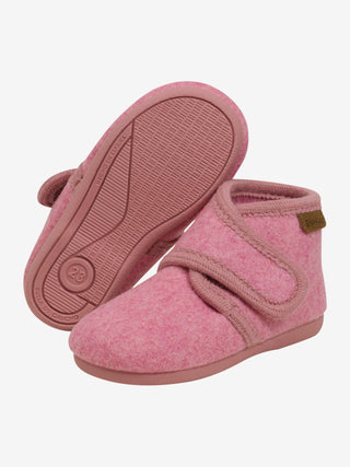 Enfant Ulltofflor med kardborre Vild ros