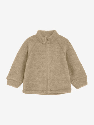 Celavi Jacka med dragkedja - Mjuk Ull Savannah Tan
