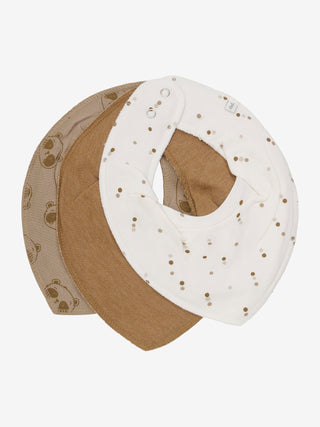 Pippi Bandanahaklapp Uni -AOP (3-pack) Marshmallow Vit