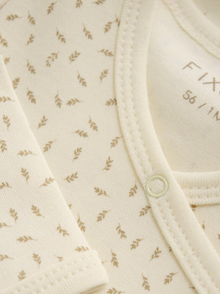 Fixoni Omlottbody med långa ärmar och heltäckande tryck Sesam