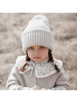 Elodie Ullmössa Krämvit - 0-6 månader
