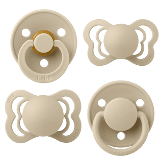 BIBS Try-it Collection Napp 4-pack Latex/Silikon One Size, Vanilla