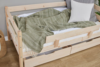 Hoppekids Sänglåda 2 pack 70x160, Natural Wood