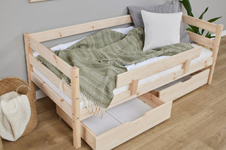 Hoppekids Sänglåda 2 pack 70x160, Natural Wood