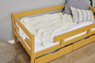 Hoppekids ECO Comfort Juniorsäng 70x160 cm, Autumn Yellow