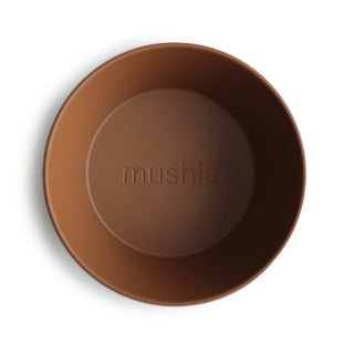 Mushie Middagsskål, Rund, Caramel