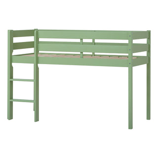 Hoppekids ECO Comfort Halvhöjd Säng 70x160 cm, Pale Green