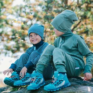 Geggamoja Byxor Navy/Turkos