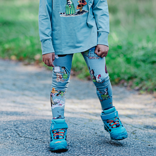 Geggamoja Leggings Pettson och Findus Grön